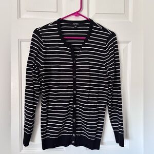 Jones New York Striped Cardigan